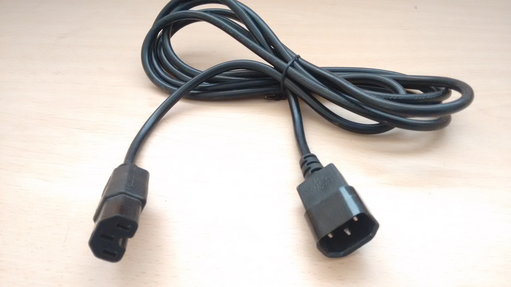 AC Power Cord C14 Plug to C15 Connector