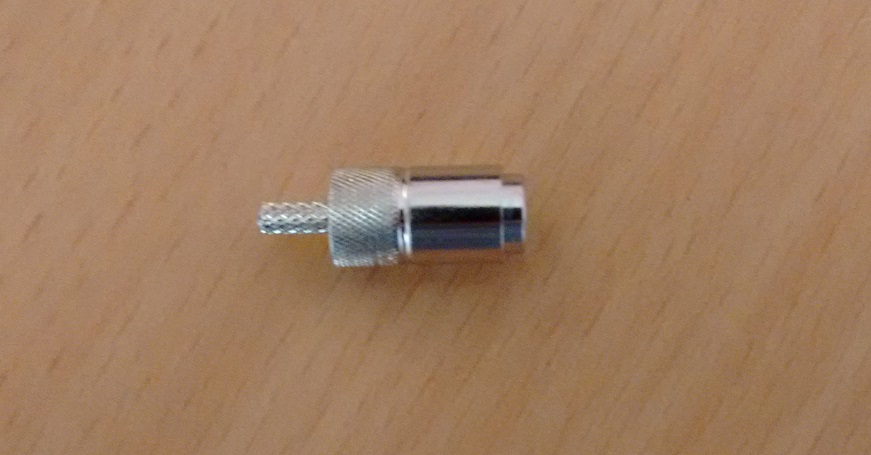 DIN 1.0/2.3 Male crimp push pull RF connectors
